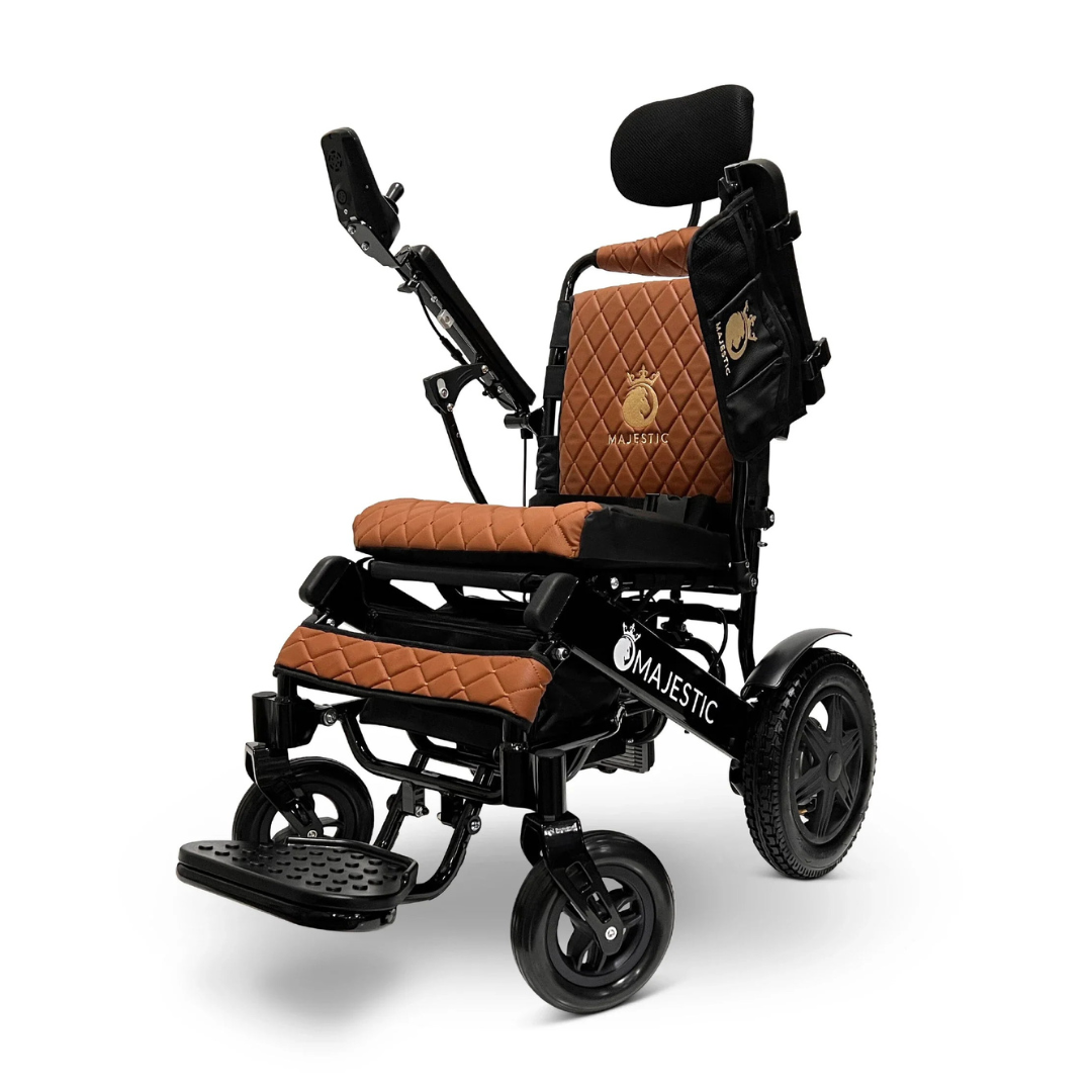 ComfyGo MAJESTIC IQ-9000 Lightweight Folding Power Wheelchair - Blowout Sale - Senior.com Power Chairs
